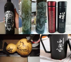 酒泉肃北蒙古族自治县酒瓶葫芦工艺品激光雕刻机